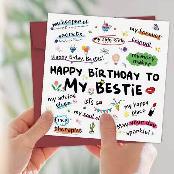 Happy Birthday, Bestie Card - Picture 4 of 6